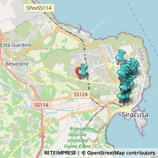 Mappa Via Monte Lauro, 96100 Siracusa SR, Italia (2.755)