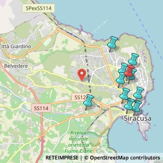 Mappa Via Madonie, 96100 Siracusa SR, Italia (2.79091)