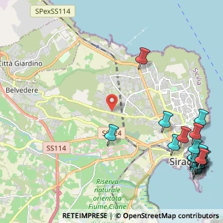 Mappa Via Madonie, 96100 Siracusa SR, Italia (3.938)