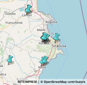 Mappa Via Edmondo de Amicis, 96014 Floridia SR, Italia (12.63091)