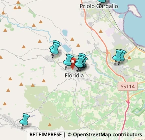 Mappa Via Edmondo de Amicis, 96014 Floridia SR, Italia (3.64538)