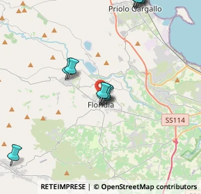 Mappa Via Marina di Melilli, 96014 Floridia SR, Italia (4.81727)