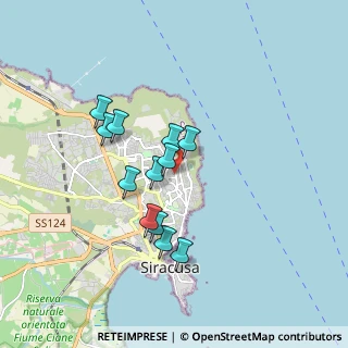 Mappa Via dei Servi di Maria, 96100 Siracusa SR, Italia (1.63833)