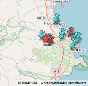 Mappa Via Giuseppe Mazzini, 96014 Floridia SR, Italia (7.156)