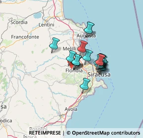 Mappa Via Carlo Marx, 96014 Floridia SR, Italia (10.671)