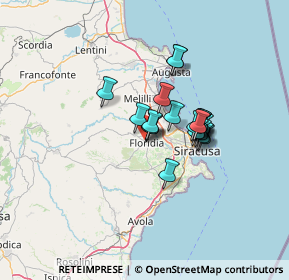 Mappa Via Giosuè Carducci, 96014 Floridia SR, Italia (10.1355)