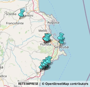 Mappa Via Giosuè Carducci, 96014 Floridia SR, Italia (15.36929)