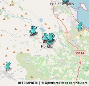 Mappa Via Giosuè Carducci, 96014 Floridia SR, Italia (4.22154)