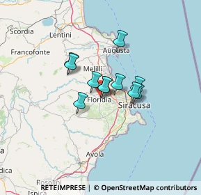 Mappa Via Piersanti Mattarella, 96014 Floridia SR, Italia (8.97545)