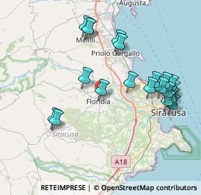 Mappa Via Piersanti Mattarella, 96014 Floridia SR, Italia (9.3295)