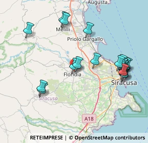 Mappa Via Piersanti Mattarella, 96014 Floridia SR, Italia (9.6485)