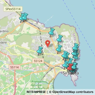 Mappa Via Barrafranca, 96100 Siracusa SR, Italia (2.742)