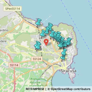 Mappa Via Barrafranca, 96100 Siracusa SR, Italia (1.501)