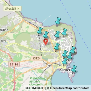 Mappa Via Barrafranca, 96100 Siracusa SR, Italia (2.26667)