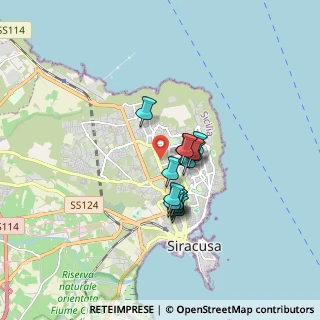 Mappa Via Polonia, 96100 Siracusa SR, Italia (1.29286)