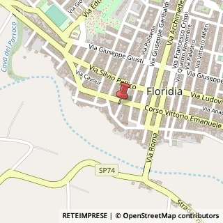 Mappa Via Polisena, 21, 96014 Floridia, Siracusa (Sicilia)