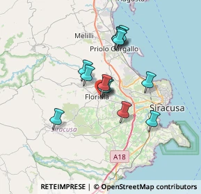 Mappa Via F.Lli Amato, 96014 Floridia SR, Italia (6.02538)