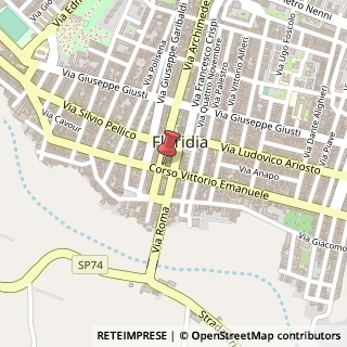 Mappa Corso Vittorio Emanuele, 365, 96014 Floridia, Siracusa (Sicilia)