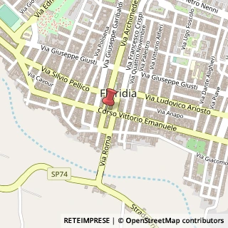Mappa Corso Vittorio Emanuele, 332, 96014 Floridia, Siracusa (Sicilia)