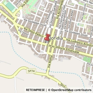 Mappa Corso Vittorio Emanuele, 337, 96014 Floridia, Siracusa (Sicilia)