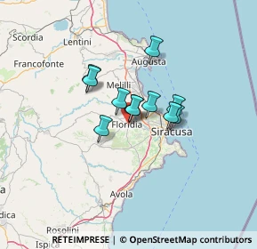 Mappa Via Ariosto, 96014 Floridia SR, Italia (9.10818)