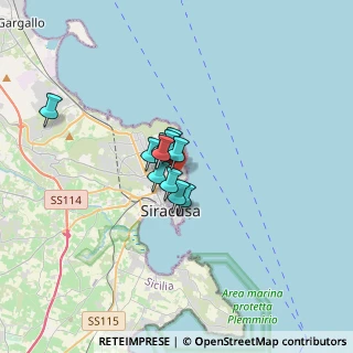 Mappa Viale Acradina, 96100 Siracusa SR, Italia (1.96)