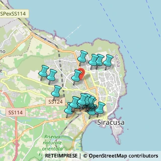 Mappa Via Sigmund Freud, 96100 Siracusa SR, Italia (1.7925)