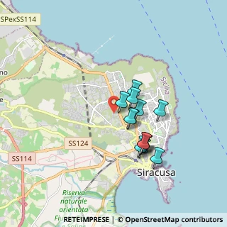 Mappa Via Sigmund Freud, 96100 Siracusa SR, Italia (1.57769)