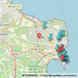 Mappa Via Professore Vittorio Guardo, 96100 Siracusa SR, Italia (3.17556)