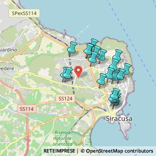 Mappa Via Mozia, 96100 Siracusa SR, Italia (1.9065)