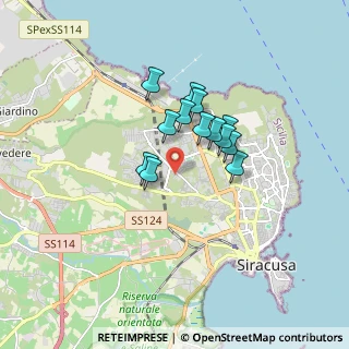 Mappa Via Mozia, 96100 Siracusa SR, Italia (1.33231)