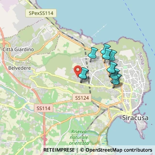 Mappa Via Monte Tosa, 96100 Siracusa SR, Italia (1.73)