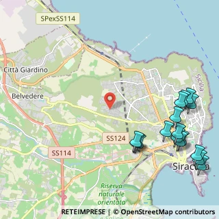 Mappa Via Monte Tosa, 96100 Siracusa SR, Italia (3.33625)