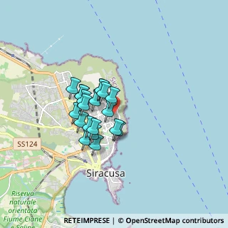 Mappa Via Lazio, 96100 Siracusa SR, Italia (1.3625)
