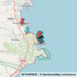 Mappa Secondo Ronco a Viale Zecchino, 96100 Siracusa SR, Italia (2.5)
