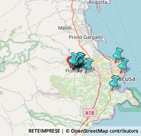 Mappa SS124, 96010 Floridia SR, Italia (4.08417)