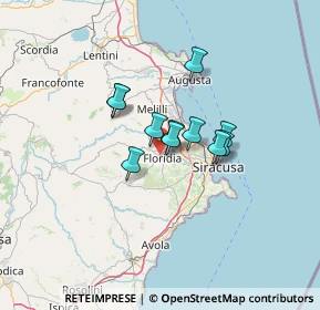 Mappa Via Enzo Giudice, 96014 Floridia SR, Italia (9.25727)