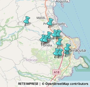 Mappa Via Enzo Giudice, 96014 Floridia SR, Italia (5.52083)