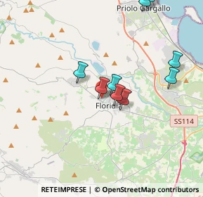 Mappa Via Enzo Giudice, 96014 Floridia SR, Italia (5.01545)