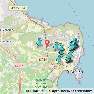 Mappa Via Gregorio Asbesta, 96100 Siracusa SR, Italia (2.3645)
