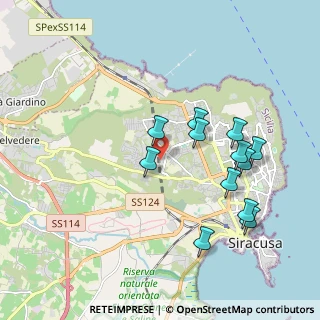 Mappa Via Gregorio Asbesta, 96100 Siracusa SR, Italia (2.1275)