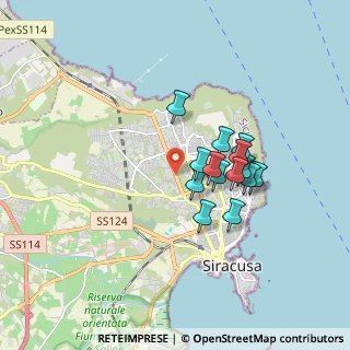 Mappa Via Comiso, 96100 Siracusa SR, Italia (1.51571)