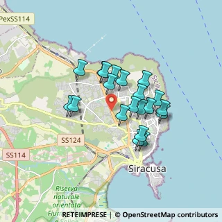 Mappa Via Comiso, 96100 Siracusa SR, Italia (1.531)