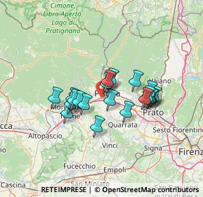 Mappa S. Pantaleo, 51100 Pistoia PT, Italia (10.588)