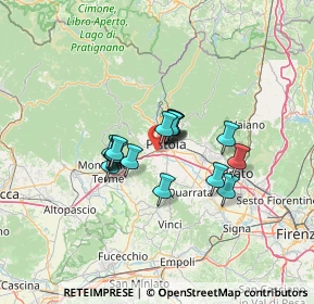 Mappa S. Pantaleo, 51100 Pistoia PT, Italia (9.19529)