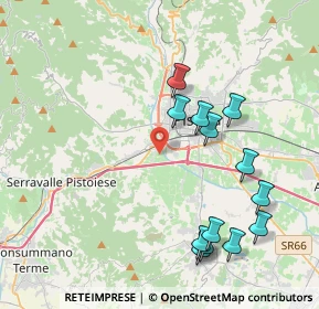 Mappa S. Pantaleo, 51100 Pistoia PT, Italia (4.45615)