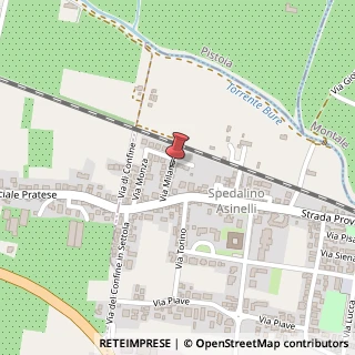 Mappa Via Milano, 24, 51031 Agliana, Pistoia (Toscana)