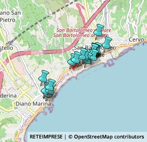 Mappa Largo Parodi, 18013 Diano Marina IM, Italia (0.666)