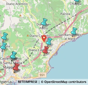 Mappa Via Privata Terrazzi, 18013 Diano Castello IM, Italia (2.93364)