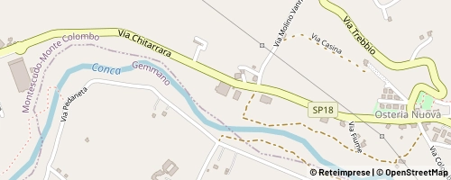 Mappa Monte Colombo